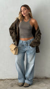 Jeans doppio Bustino