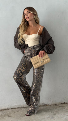  Jeans animalier SPALMATO