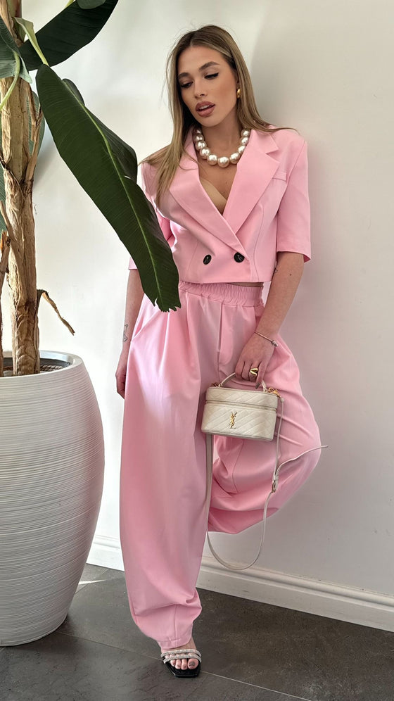 Tailleur crop LUMINA
