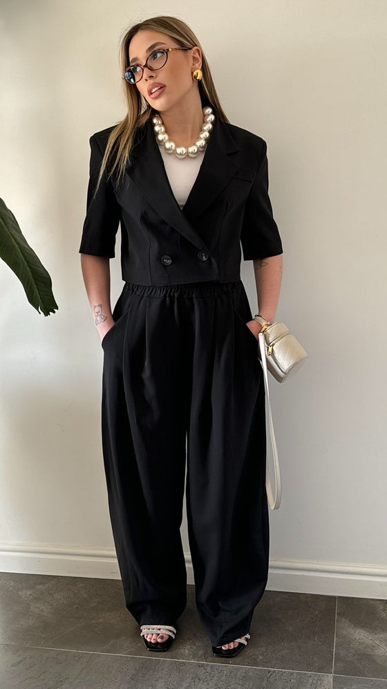 Tailleur crop LUMINA