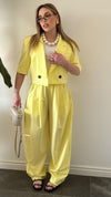 Tailleur crop LUMINA