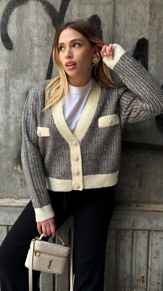 Cardigan perla Chic