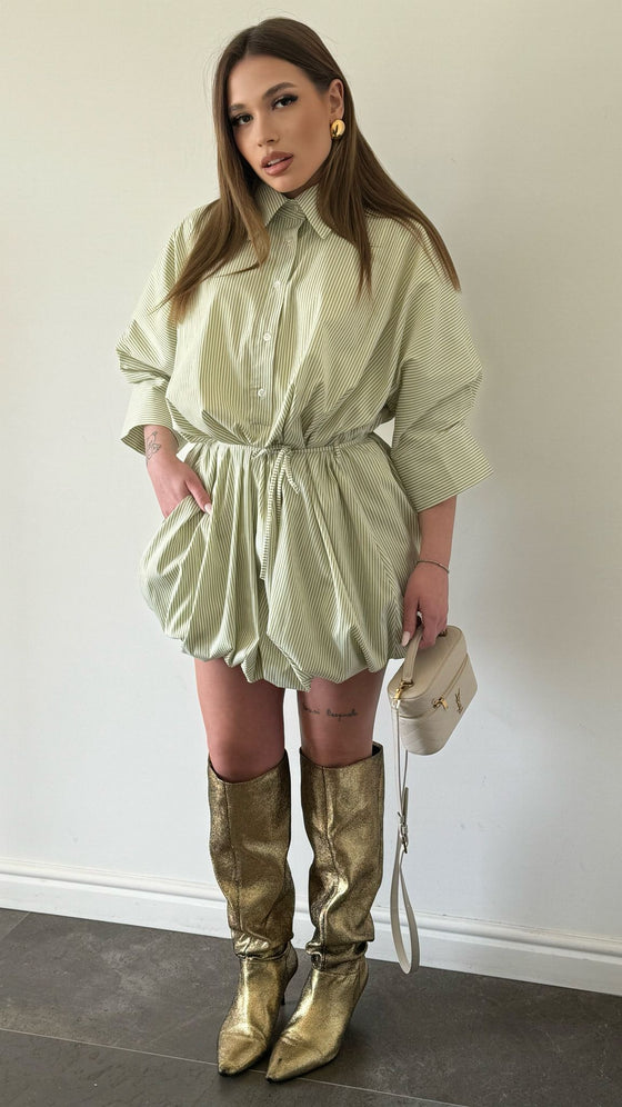 Dress Camicia righe LUMINA
