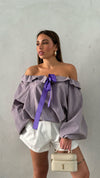 Camicia QUEEN fiocco raso