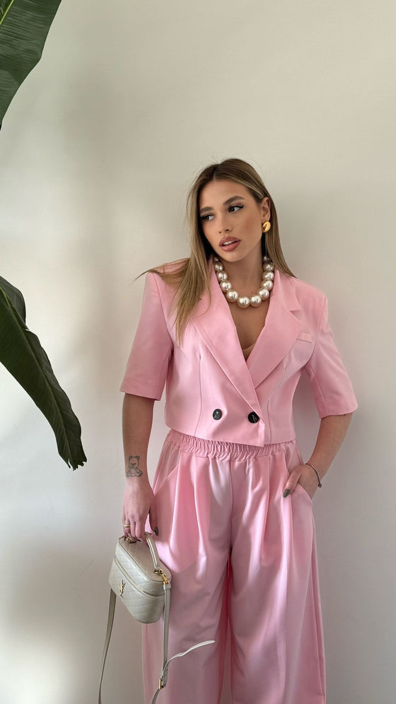Tailleur crop LUMINA