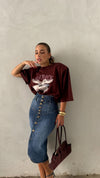 Gonna Longuette DENIM