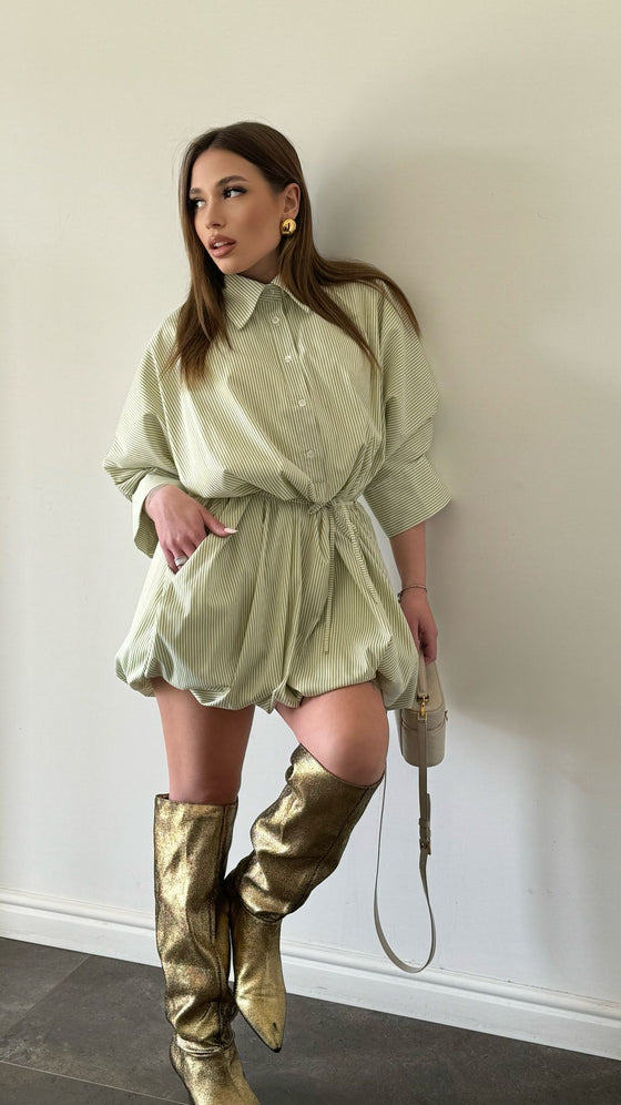 Dress Camicia righe LUMINA