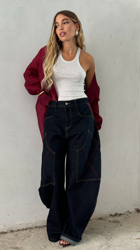 Jeans scuro WINE