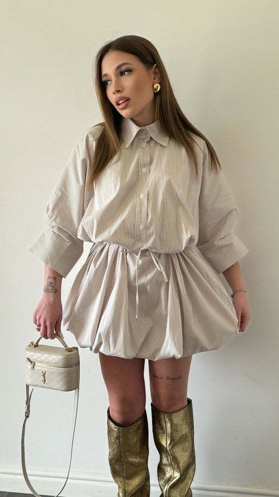 Dress Camicia righe LUMINA