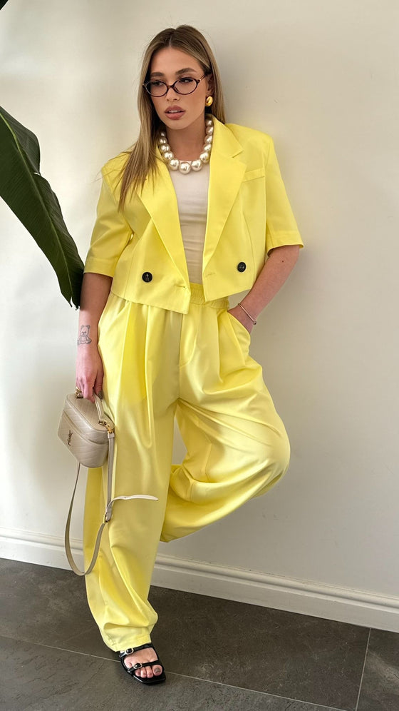 Tailleur crop LUMINA