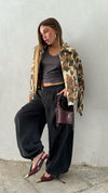 Pantalone cargo viscosa