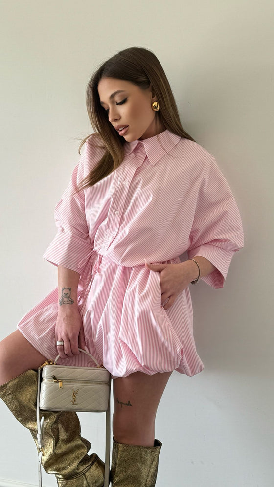 Dress Camicia righe LUMINA