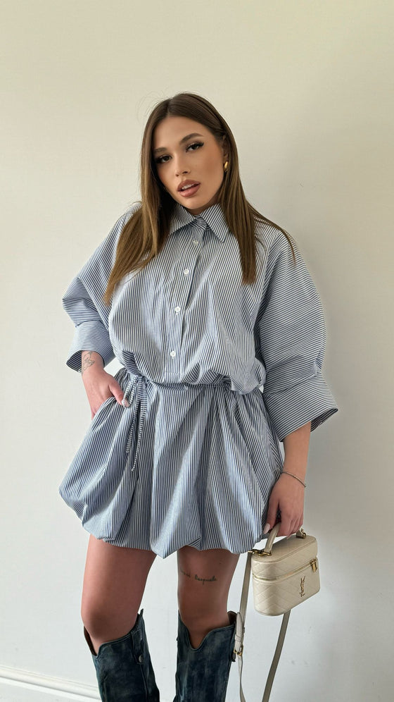 Dress Camicia righe LUMINA
