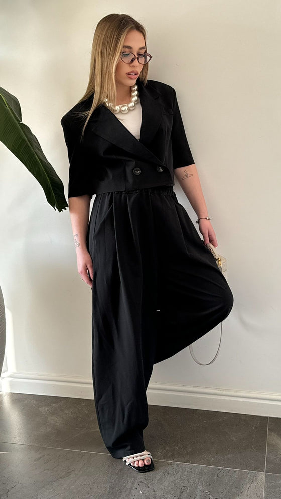 Tailleur crop LUMINA
